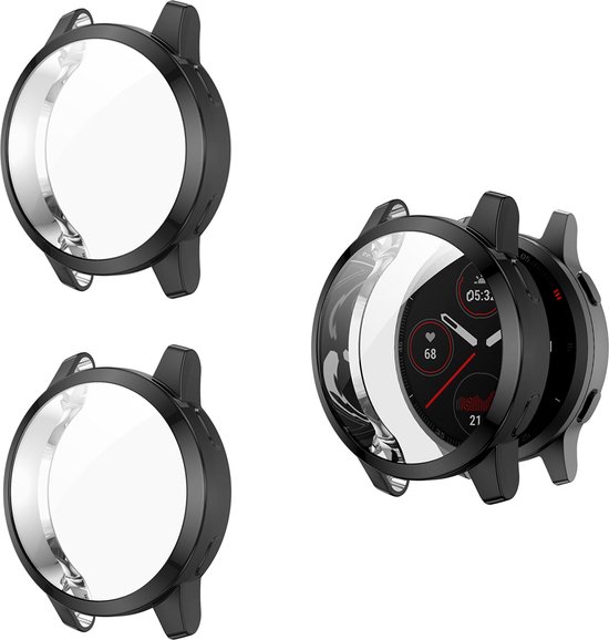 Somstyle Bumper Screen Protector Set Geschikt Voor Garmin Vivoactive 4s
