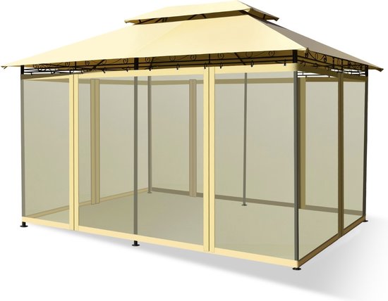 Coast Outdoor Paviljoen Met Verwijderbare Gaas Zijwand Daken 3 9 X 2 