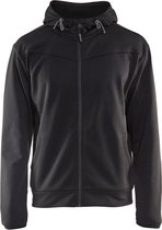 Blåkläder 3363-2526 Sweat à capuche avec fermeture à glissière complète Zwart/ Grijs taille S