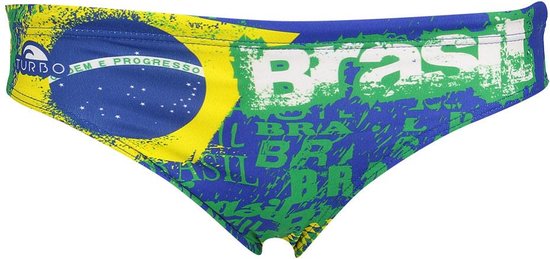 TURBO Happy Brazil Zwemslip Heren - Multicoloured - M