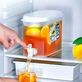 distributeur de boissons avec robinet - plastique du robinet de limonade - y compris les moules à glace - 3,5 litres