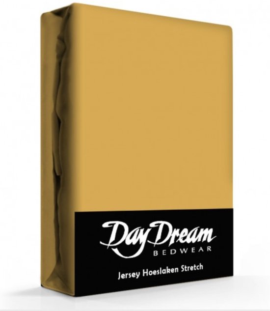 Day Dream hoeslaken - jersey - 90 x 200 - Chai Tea - Day Dream