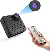 Mini Camera Carme® - Verborgen Camera - Mini Camera Spy - Dashcam - Bodycam - Met Wifi en App - Nachtzicht - Bewegingsdetectie - Beveiligingscamera - 1080p Full HD