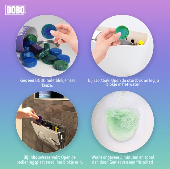 DOBO Blocs WC Réservoir à encastrer Pack économique – 24 pièces