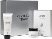 RevitalTrax® Glowing Skin Gift Box - Cadeau - Geschenkdoos - Huidverzorging - Gezicht - Crème - Scrub - Sheet masker - Voeden - Verzorgen