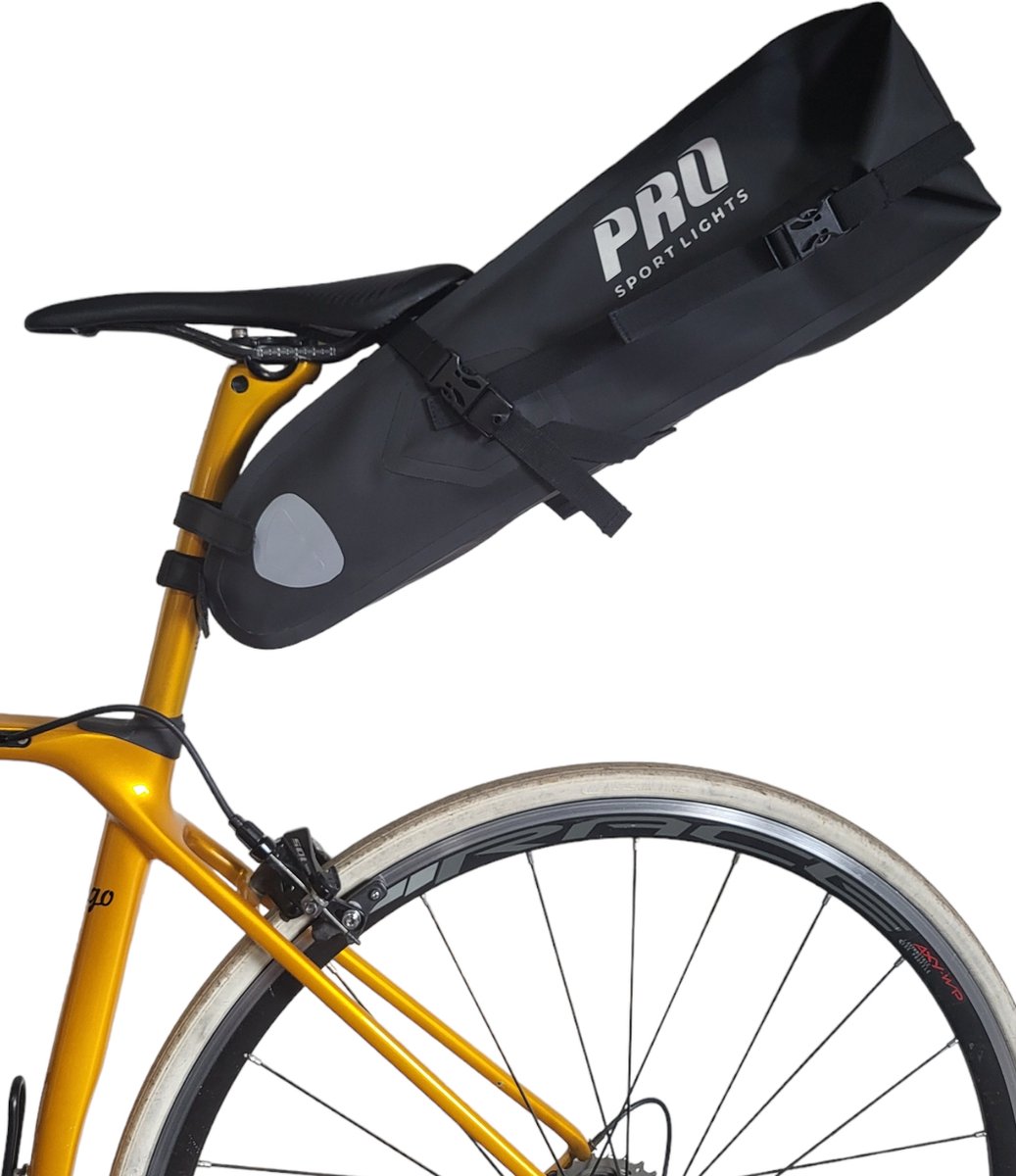 Sacoche De Selle Vélo BouGPeng 1L - Imperméable, Réfléchissante, Fixation Velcro, Pour VTT, Route, Ville