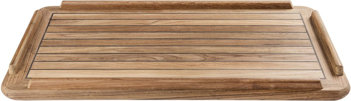Tafelblad Massief Teak 90 x 49 cm met Sika Flex