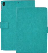 Geschikt voor iPad Pro 10.5(2017) hoes kunstleder tablethoes bookcase cover Turquoise
