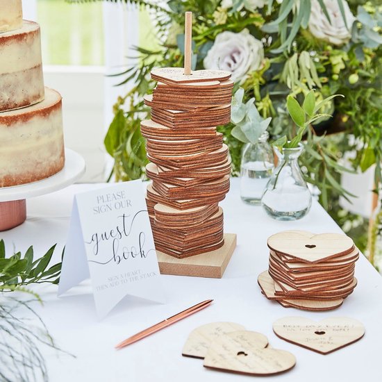 Houten Gastenboek Happily Ever After | Ginger Ray