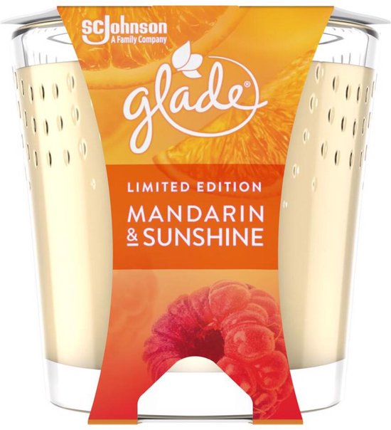 Glade Geurkaars – Mandarine & Sunshine 129 gr.