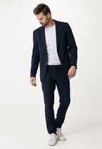 Single Breasted Checked Blazer Mannen - Navy - Maat 56