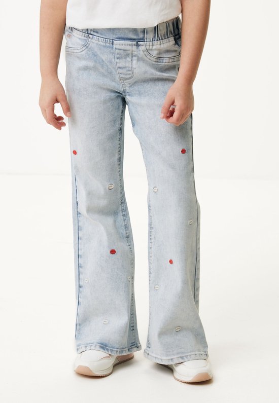 JOY Flared Jeans Meisjes - Lichtblauw - Maat 116