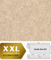 Papier peint texturé EDEM 410ST13 papier peint intissé vinyle dur gaufré à chaud légèrement texturé ton sur ton et accents métalliques beige sable jaune brun or 10,65 m2
