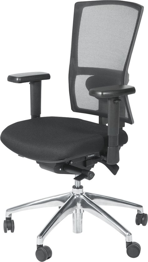 Schaffenburg serie 400-NPR ergonomische bureaustoel met aluminium voetkruis en NPR-1813 normering!