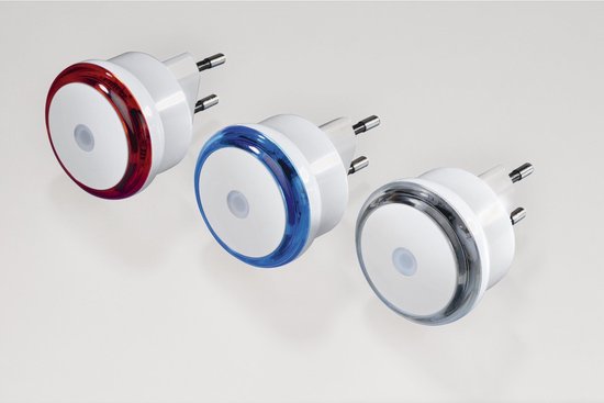 Hama Led-nachtlampje "Basic" met stekker, schemersensor, energiebesp., rood van Merkloos — afbeelding 2
