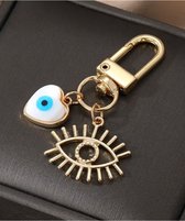 Akyol - Evileye sleutelhanger– evil - eye - guden evileye - blauwe oog hanger - geluk-evil eye - boze oog - bescherming - boze oog hanger - turkse oog -nazar boncuk - cadeau voor vriendin - cadeau voor dame - nazar - evil eye hanger