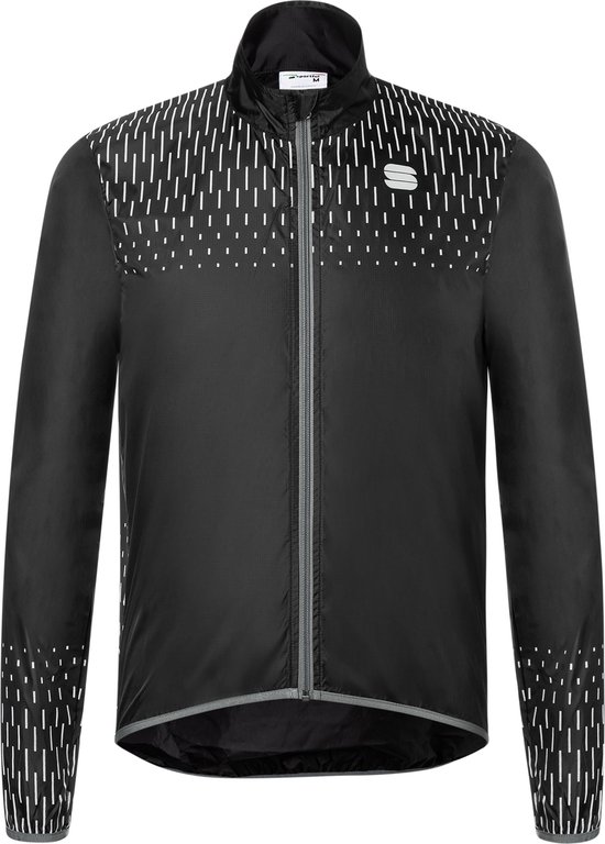 Veste de cyclisme Sportful - Taille L - Homme - noir / gris