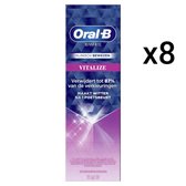 Oral-B Tandpasta Voordeelverpakking - 3D White Vitalize - 8 x 75 ml
