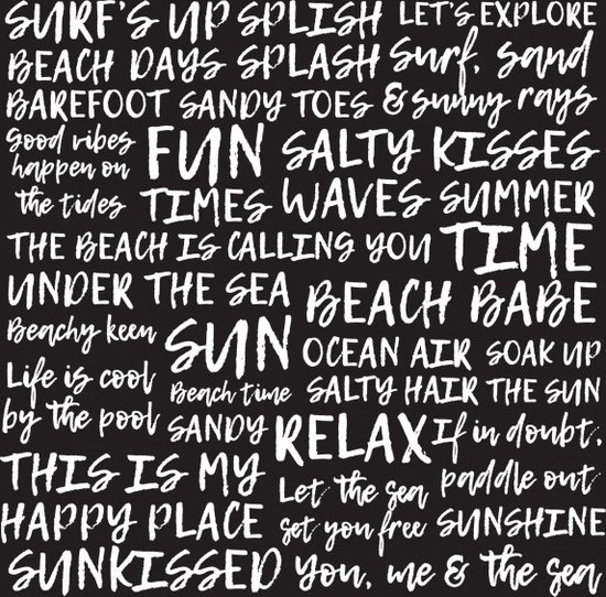 Pack Kaisercraft - Summer Splash + 1 feuille d'autocollants + 1 bloc papier 16,5 x 16,5 cm + 1 objets de collection (8pcs)