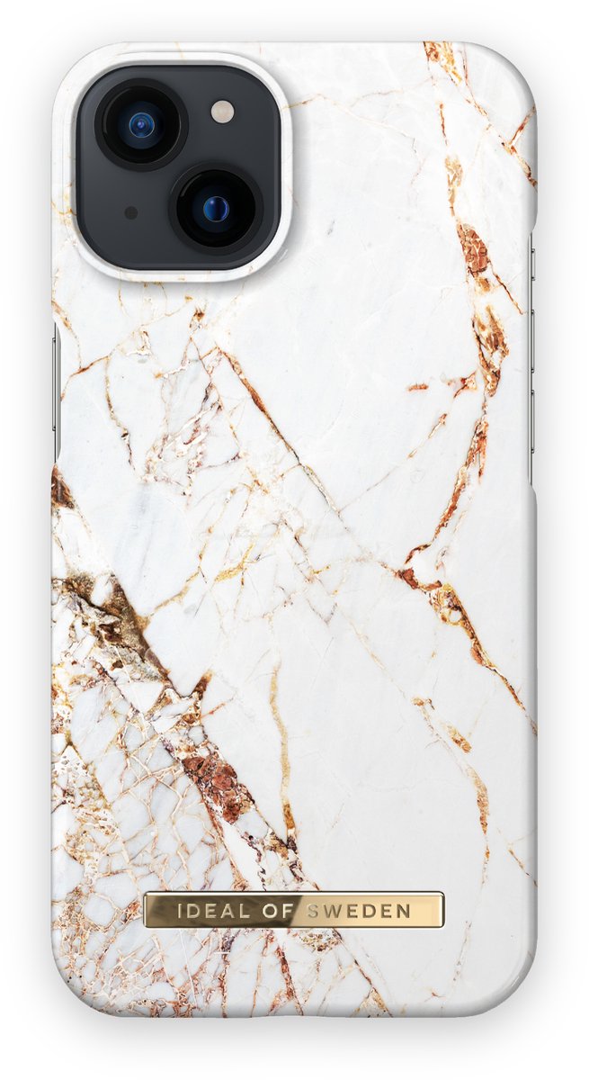 ideal of sweden met magnetische ring case geschikt voor Apple iphone 13 carrara gold