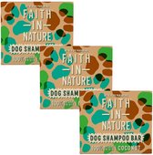 Faith in Nature - Coconut Honden Shampoo Bar - 85g - 3 Pak