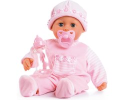 Bayer Design - Babypop First Words Baby 38 cm in roze
