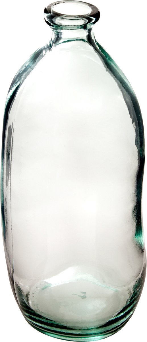 Atmosphera bloemenvaas Pisa - Organische fles vorm - helder transparant - glas - 72 x 34 cm