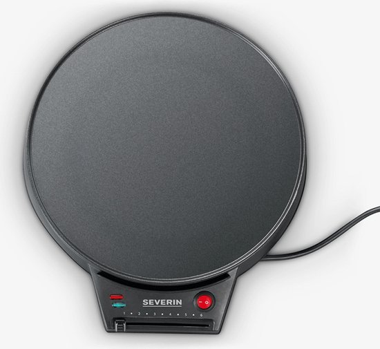 Severin CM 2198 Crepe-/Pannenkoekenmaker, 30cm, anti-aanbaklaag, traploze temperatuurinstelling, 1000W — afbeelding 2