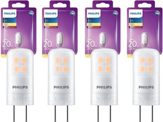 zelf hoek Noord Philips CorePro LED Capsule lamp - GY6.35 Prikfitting - 12V - 1.7W (20W) -  Warm wit -... | bol.com
