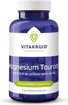 Vitakruid Magnesium Tauraat - met p-5-p de actieve vorm van B6 - 90 vegicaps