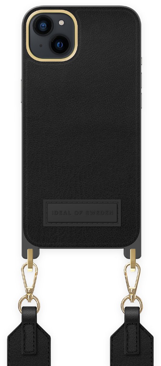ideal of sweden athena necklace case geschikt voor Apple iphone 14 plus black