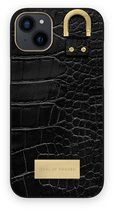 ideal of sweden fashion case atelier geschikt voor Apple iphone 14 plus black croco