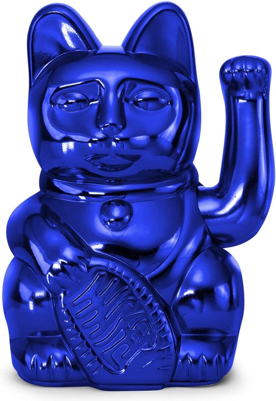 DONKEY Lucky Cat Cosmic Edition Mars Shiny Copper - Maneki Neko Hoekkat 15 Cm In Geschenkverpakking