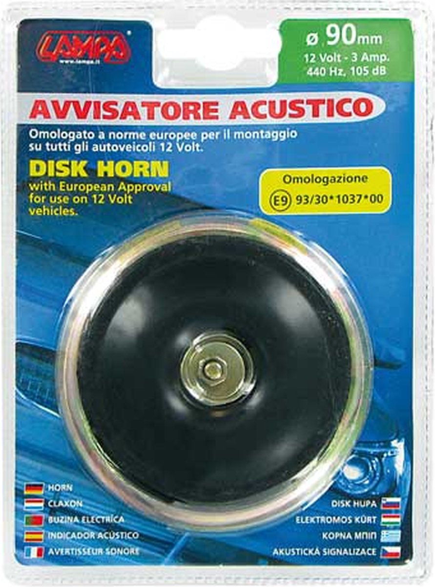 Claxon 12 Volt hoge toon