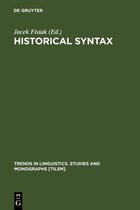 Trends in Linguistics. Studies and Monographs [TiLSM]23- Historical Syntax