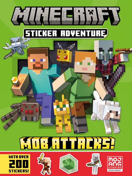 Minecraft Sticker Adventure: Mob Attacks! - cover