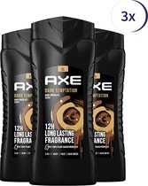 Axe Dark Temptation Showergel - 3 x 400 ml - Forfait discount