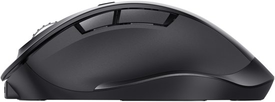 Trust Fyda - Draadloze Muis met USB-ontvanger - Comfortabele grip - Oplaadbaar - Zwart