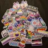 LGBTQ - Stickers LGBT (LGBTQIA+, pride, love, LHBTI+, LHBTIQA+, gay, trans, bi, lesbo, homo)