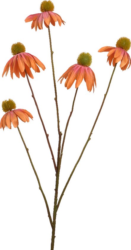 Decoris 79cm Polyester Soft Pink Flower with MDF Base Decoration main image 1