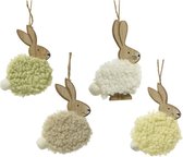Decoris Hanger konijn | 0,6 x 8,5 12 cm In verschillende kleuren