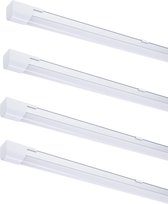 Indoor LED TL Verlichting set 120 cm - Compleet armatuur incl. LED TL buis - 4PACK
