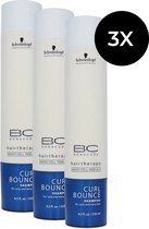 Schwarzkopf Bonacure Hair Therapy Curl Bounce Shampooing - 3 x 250 ml