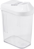 Keeeper Transparante container voor losse producten / Strooibus - 1,5L wit/transparant