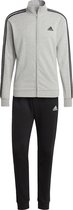 adidas Sportswear Basic 3-Stripes French Terry Survêtement - Homme - Grijs - 2XL
