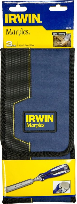 Irwin Marples MS500 Soft Touch Bevel Edge Beitel 3-delige Set