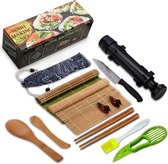 Lado.goods - Set de sushi tout en un - Set de sushi XXL avec Bazooka - Sushi Maker - Kit de sushi - Set de fabricant de sushi - Sushi Maker Bazooka - Roller de sushi - Créez des sushis parfaits à la maison avec notre machine à sushi