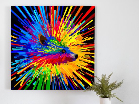 Busy bandicoot | Busy Bandicoot | Kunst - 100x100 centimeter op Canvas | Foto op Canvas