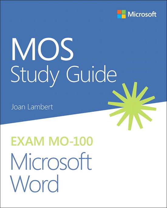 MOS Study Guide Microsoft Word Exam - cover