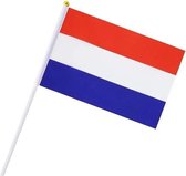 Akyol - Nederlandse vlag-Nederland-koningsdag-rood wit blauw-vlag nederland-nederlandse vlag-hangvlaggetjes nederland - vlag holland - Voetbal - Nederlands elftal - Zwaaivlaggen-verjaardagsfeest -5 stuks-koningsdag